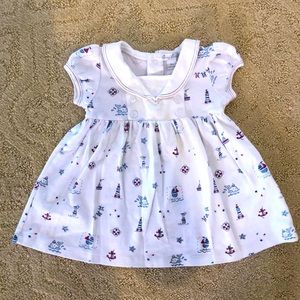 Kissy Kissy Nautical Dress with matching Bloomers